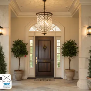 The Outdoor Light Trick That Makes Entryways Feel Luxurious